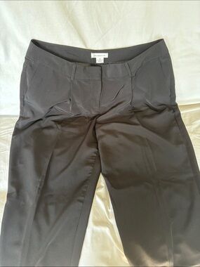 Liz Claiborne Black Straight-Leg Dress Pants